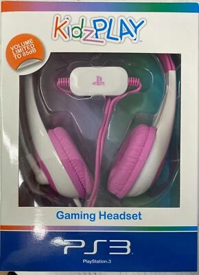 KidzPLAY Stereo Gaming Headset - Pink (Sony Playstation/PS3) New Sealed - Image 1 of 2