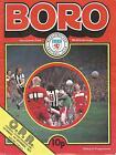 Football Programme - Middlesbrough V Qpr - Div 1 - 1977