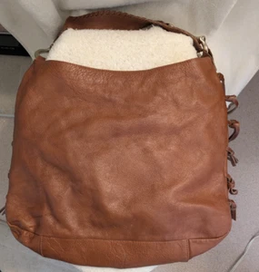 Bebe, Women's Leather Shoulder Bag, brown, size 17 x 12 x 2 - Picture 1 of 6