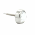 Clear Crystal Round 1/2" Tack Upholstery Nail Nickel 10 Pack Nb0217-02