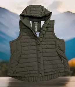 Aventura Soltex Hoodie Vest Puffer Size XXL Full Zip Green - Picture 1 of 16