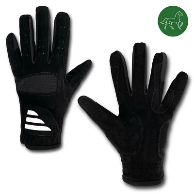 Reithandschuhe schwarz Reiten Handschuhe Sommer anti-slip Herren Damen Levaz