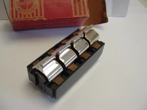 1956 1957 1958 STUDEBAKER NOS MASTER POWER WINDOW SWITCH GOLD Buttons Packard - Picture 1 of 12