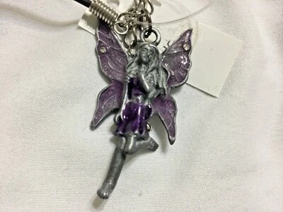 Colar de fadas roxo joia esmalte estanho fino Welforth N #186 - Imagem 1 de 4