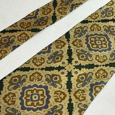 VINTAGE ITALIAN SILK TIE MADE FOR HARRODS - Excellent Clean Condition Great Gift - Image 1 of 4