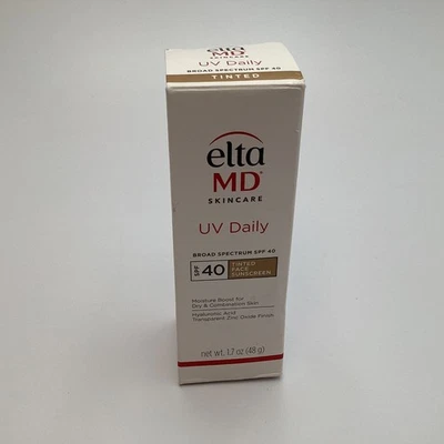 Солнцезащитный крем для лица EltaMD Skincare UV Daily Tinted широкого спектра действия SPF 40 1,7 унции 2026 - Изображение 1 из 4