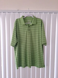 Polo uomo 2XL Grand Slam golf verde a righe - Foto 1 di 4