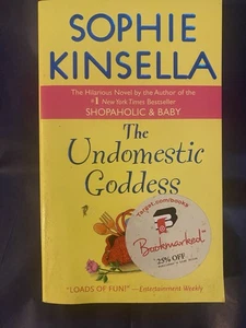 The Domestic Goddess by Sophie Kinsella Paperback New, unread condition - Picture 1 of 2