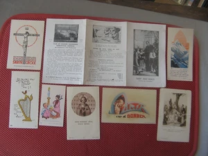 ++"0869" LOT DE 8 IMAGES PIEUSES ANCIENNES - Photo 1/1