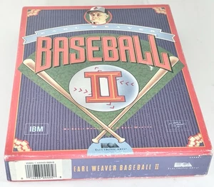 Earl Weaver Baseball II PC Spiel IBM 1991 Commisioner + Stats Disk Bundle - Bild 1 von 17