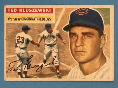 1956 Topps Ted Kluszewski #25 Cincinnati Redlegs Foto 1 de 3