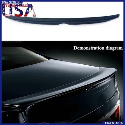 Matte Black Rear Top Trunk Spoiler Wing Fit For 2012-2014 Toyota Camry LE XLE SE Foto 1 de 4