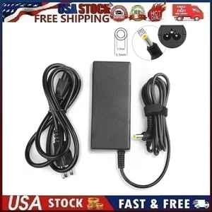 65W AC Adapter For Acer Aspire 3/5 19V 3.42A Laptop Charger Power Cord 5.5*1.7mm - Picture 1 of 15