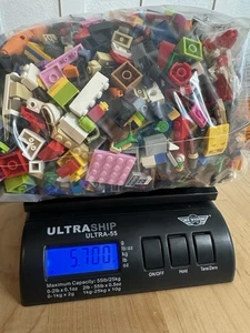 Bulk LEGO LOT 5.7 pound bag of Bricks, parts, Pieces, Tires accessories - Picture 1 of 9