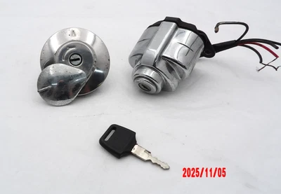 2009 09 Honda Shadow VT 750 Spirit ignition switch fuel gas cap key WIRES CUT! Foto 1 de 4