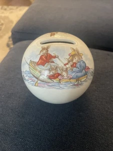 Royal Doulton 1936 Bunnykins Coin Bank Money Ball - Picture 1 of 6