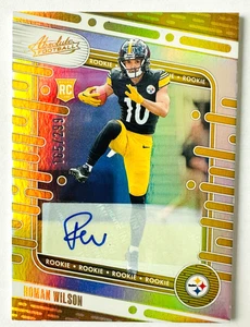 2024 Panini Absolute Roman Wilson AUTO RC SP #/299 Steelers Rookie! - Picture 1 of 3