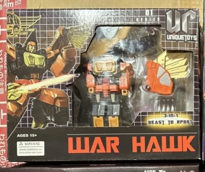 Unique Toys Combiner WAR HAWK Beast To Robot UT-W 01 Divebomb Predaking Combiner - Image 1 of 2