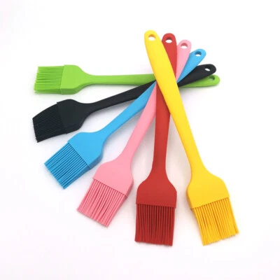 Silicone oil brush for cooking basting 21 & 26 cm GOOD QUALITY & VALUE UK SELLER - Image 1 of 4