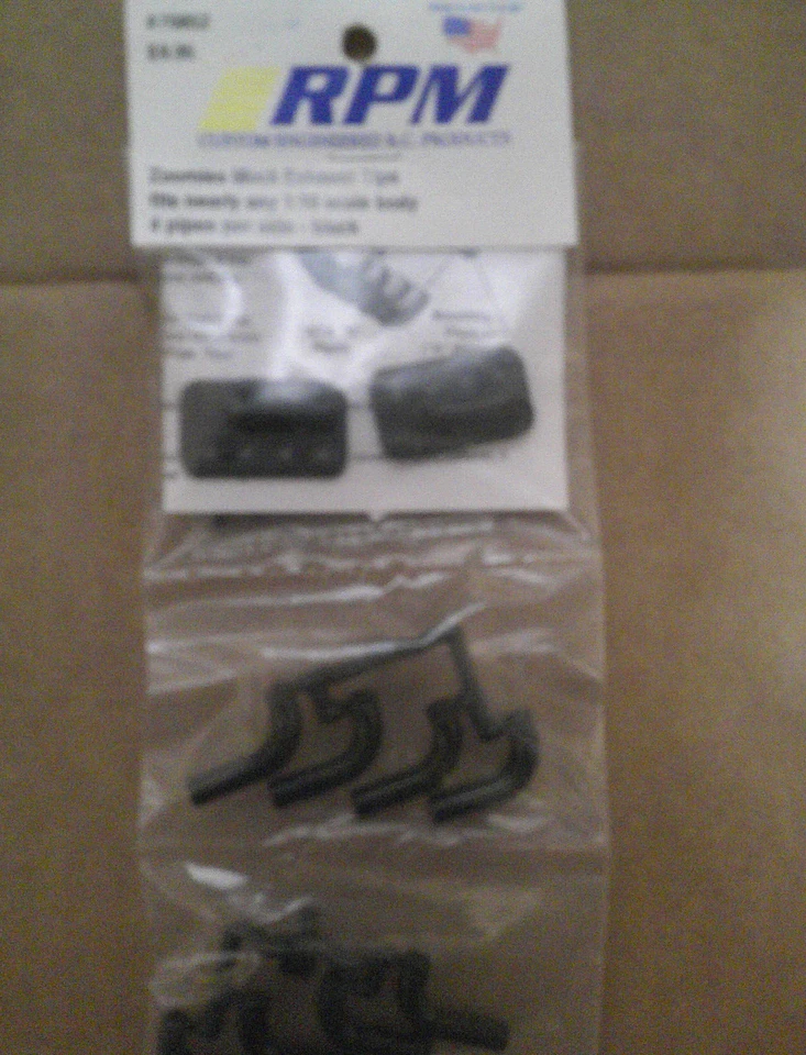 RPM 70852 ZOOMIES MOCK EXHAUST TIPS, FITS NEARLY ANY 1:10 SCALE BODY - Image 1 of 1