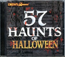 Drew's Famous 57 Halloween Haunts (CD) horror, haunted house sound effects, NEW