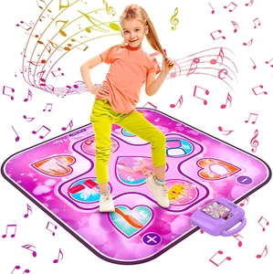 Dance Mat Toys for 3-12 Years Old Girls Birthday Gifts, Musical Dance Mat - Picture 1 of 12