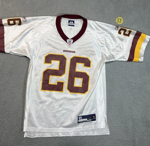Vintage Reebok Washington Redskins Commanders Clinton Portis #26 Size M Jersey Cover