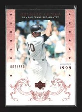 2005 Upper Deck Hall of Fame /550 #53 Orlando Cepeda    San Francisco Giants