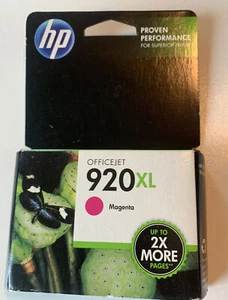 Genuine HP 920XL Magenta Ink Cartridge (CD973AN) NEW SEALED EXP 5/2015 ** - Picture 1 of 2
