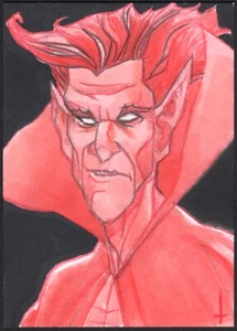 MEPHISTO Sketch card by Artist Turtle Original Art - Picture 1 of 1