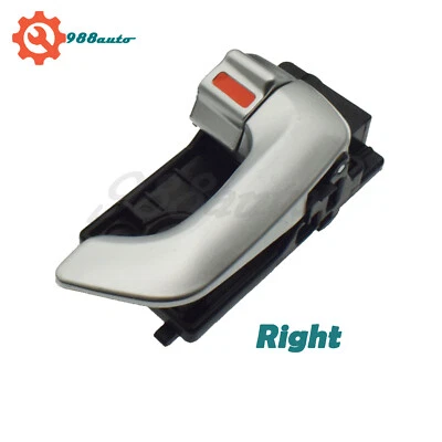 For KIA Optima Magentis 06-10 Silver Passenger Right Inside Interior Door Handle - Image 1 of 4