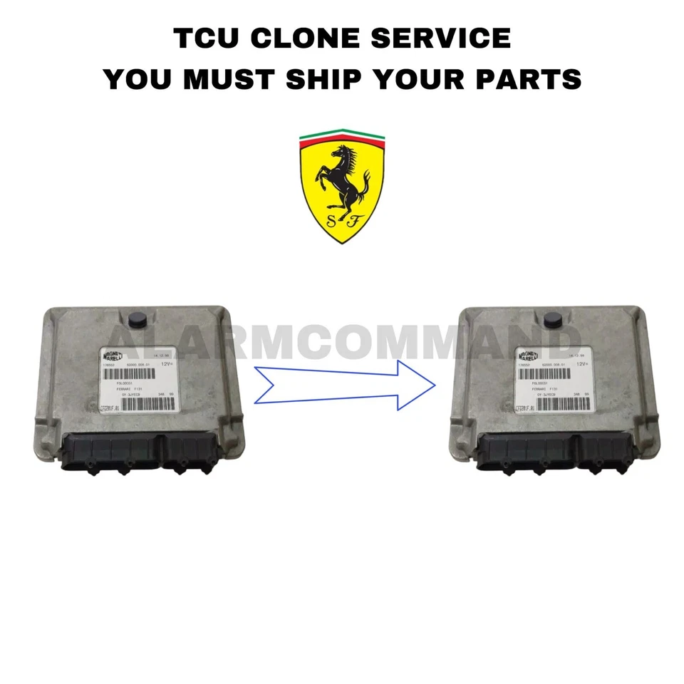 FERRARI TRANSMISSION COMPUTER MODULE TCU Clone Service - Imagen 1 de 1