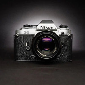 Handmade Genuine Leather Camera Cover Half Case Bag For Nikon EM FG FG20 - Picture 1 of 13