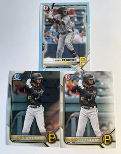 Liover Peguero 2021 Bowman Blu #/499, 2022 bowman cromato, base 3 lotto spedizione gratuita - Foto 1 di 7