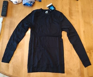 EASTERN MOUNTAIN SPORTS EMS DAMEN LANGARM OBERTEIL NAHTLOS EXTRA KLEIN SCHWARZ - Bild 1 von 4