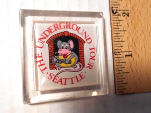 Vintage The Underground Tour Seattle Magnet Refrigerator Souvenir - Picture 1 of 2