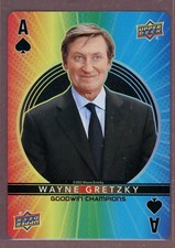 2022 UD Goodwin Champions Playing Cards Ace-Spades Wayne Gretzky (Hockey)