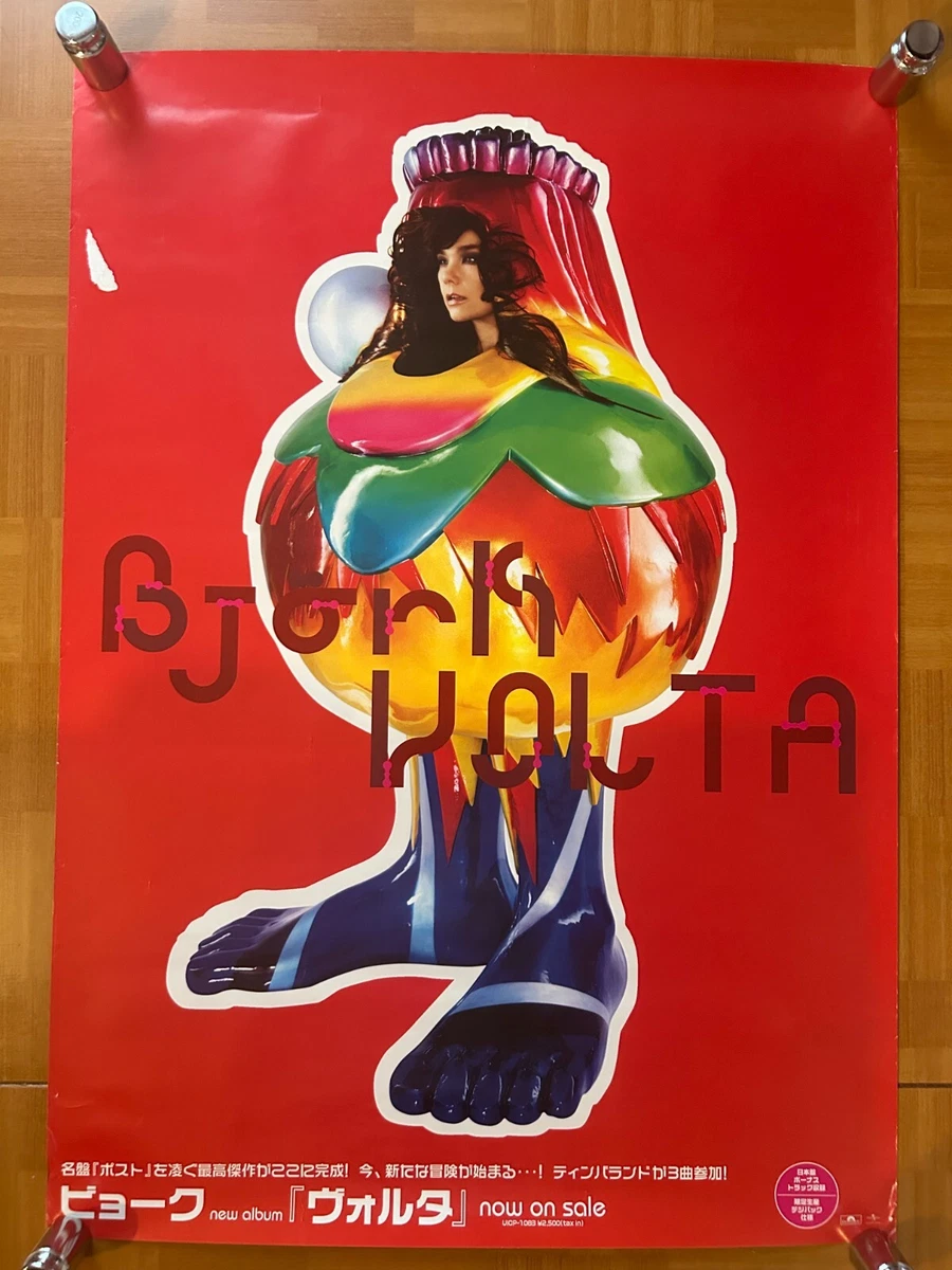 Bjork / Volta 2007 Japan Original Promo Poster B2 20x28in