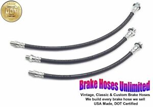 BRAKE HOSE SET Plymouth DeLuxe, Series P11D - All Body Styles 1941