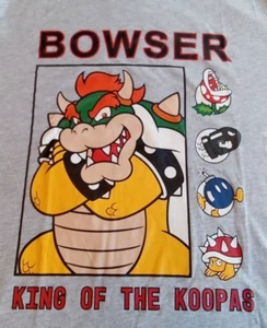 New Bowser Super Mario Brothers Nintendo T-Shirt Licensed Video Gamer XL Shirt - Picture 1 of 8