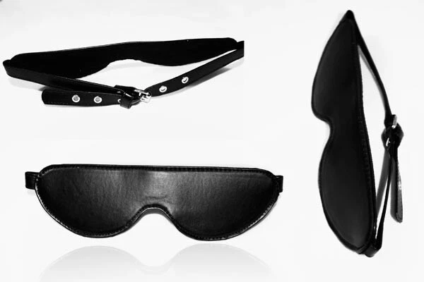 Masque Loup Cuir Noir SM NEUF TUnique - Photo 1/1