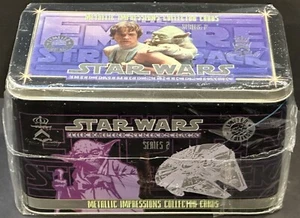 1994 Star Wars The Empire Strikes Back Series 2 Metallic Impressions Cards Tin - Picture 1 of 12
