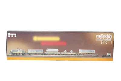 Märklín Mini-Club 8140 Voith Locomotive & Freight Car Set Z Marklin - Image 1 of 4