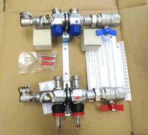 Myson Comfort Fit with Regolux Flowmeters Manifold PEX SSMANI-2 2 Branch QUALITY - Picture 1 of 2