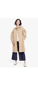 Gabardina para mujer Kika Vargas Target TALLA 2X borde vieira tostada - Imagen 1 de 11