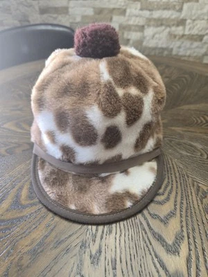 Vintage Heavy Duty Animal Print Fuzzy Hat Size 7 1/2  - Image 1 of 4
