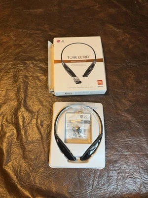 LG HBS-810 Tone Ultra Premium Wireless Stereo Headphones Headset JBL Sound BT - Image 1 of 4