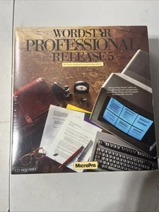 Micropro Wordstar Professional Release 5 cajas manuales y discos de colección sellado de fábrica - Imagen 1 de 13