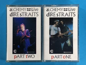 Dire Straits Alchemy Live Part One & Two Cassette Tapes Phonogram 1984v - Picture 1 of 4