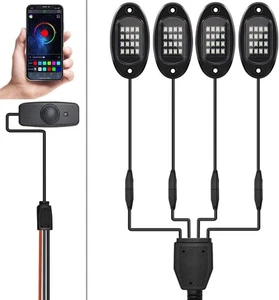 Vehicle-Mounted Bluetooth RGB Chassis Ambient Decorative - Picture 1 of 9